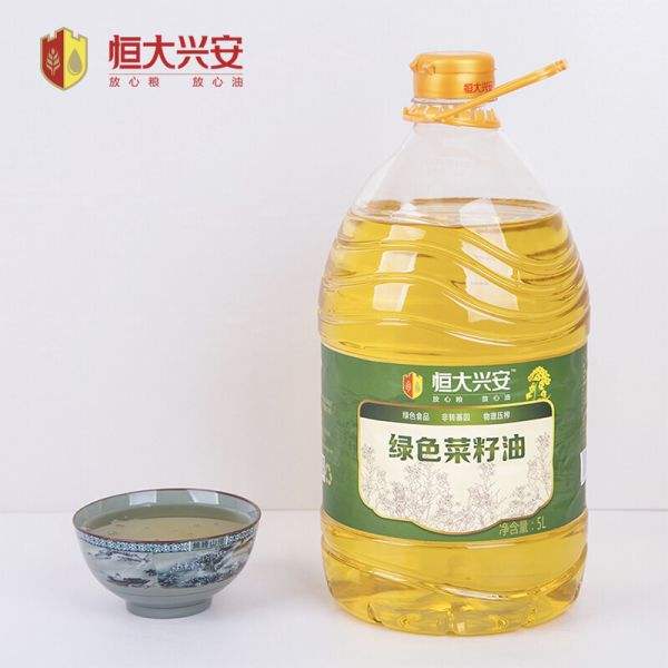 油菜籽油什么牌子好 恒大兴安绿色菜籽油物理压榨更安全