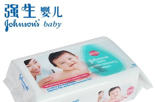 强生婴儿倍柔护肤湿巾纸 天然植物精华呵护宝宝肌肤