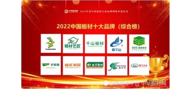 2022年中国板材十大品牌排行榜